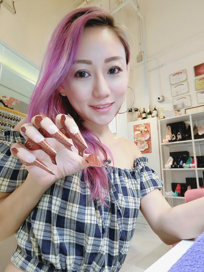 Nail by TANG Crystal X Galaxy Acrylic Extension Gel Mirror Nails Feb 2017 - Jpglicious (2)