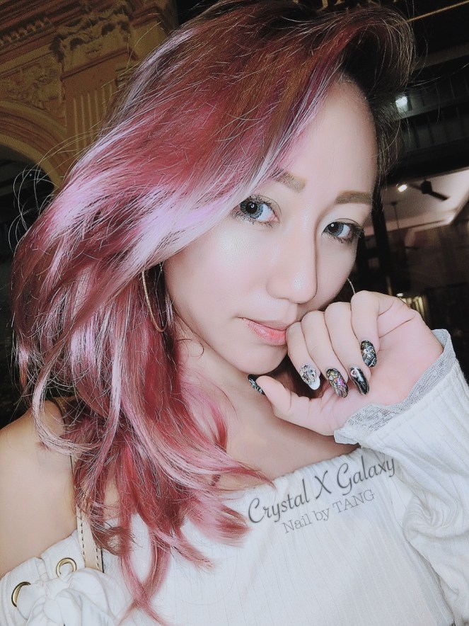 Nail by TANG Crystal X Galaxy Acrylic Extension Gel Mirror Nails Feb 2017 - Jpglicious (7)