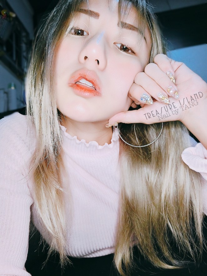 Nail by TANG Treasure Island Acrylic Extension Gel Seashell Starfish Diamond Nails (8)